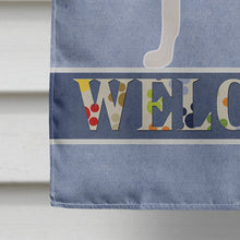 Load image into Gallery viewer, Brazilian Terrier Welcome Flag Canvas House Size BB8315CHF