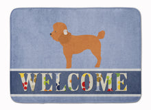 Load image into Gallery viewer, Toy Poodle Welcome Machine Washable Memory Foam Mat BB8316RUG