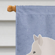 Load image into Gallery viewer, German Spitz Welcome Flag Canvas House Size BB8317CHF
