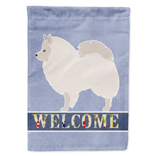 Load image into Gallery viewer, German Spitz Welcome Flag Canvas House Size BB8317CHF