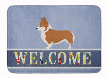 Load image into Gallery viewer, Pembroke Welsh Corgi Welcome Machine Washable Memory Foam Mat BB8320RUG