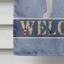 Load image into Gallery viewer, Pit Bull Terrier Welcome Flag Canvas House Size BB8325CHF