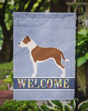Load image into Gallery viewer, Pit Bull Terrier Welcome Garden Flag - Outdoor Decorative Yard Flag BB8325GF