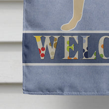 Load image into Gallery viewer, German Shepherd Welcome Flag Canvas House Size BB8330CHF