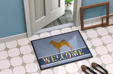 Load image into Gallery viewer, Finnish Spitz Welcome Doormat - 18x27 Decorative Floor Mat – Indoor/Outdoor Rug with Artistic Flair BB8343MAT