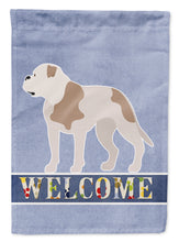 Load image into Gallery viewer, American Bulldog Welcome Flag Canvas House Size BB8348CHF
