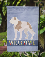 Load image into Gallery viewer, American Bulldog Welcome Garden Flag - Outdoor Decorative Yard Flag BB8348GF