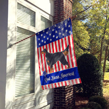 Load image into Gallery viewer, Gordon Setter American Flag Canvas House Size BB8355CHF