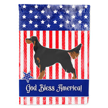 Load image into Gallery viewer, Gordon Setter American Flag Canvas House Size BB8355CHF