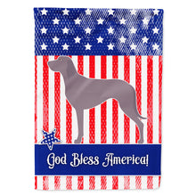 Load image into Gallery viewer, Weimaraner American Flag Canvas House Size BB8361CHF