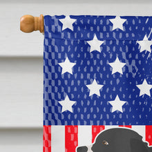 Load image into Gallery viewer, Wetterhoun Frisian Water Dog American Flag Canvas House Size BB8363CHF