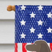Load image into Gallery viewer, German Shorthaired Pointer American Flag Canvas House Size BB8364CHF
