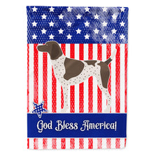 Load image into Gallery viewer, German Shorthaired Pointer American Flag Canvas House Size BB8364CHF