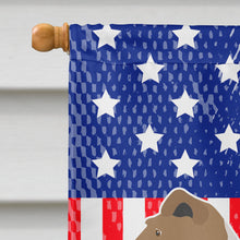 Load image into Gallery viewer, Wire Fox Terrier American Flag Canvas House Size BB8365CHF