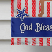 Load image into Gallery viewer, Bavarian Mountian Hound American Flag Canvas House Size BB8366CHF