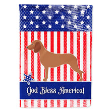 Load image into Gallery viewer, Bavarian Mountian Hound American Flag Canvas House Size BB8366CHF