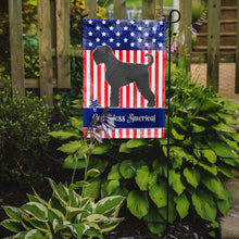 Load image into Gallery viewer, Black Russian Terrier American Garden Flag - Outdoor Decorative Yard Flag BB8374GF