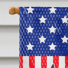 Load image into Gallery viewer, Dutch Shepherd American Flag Canvas House Size BB8381CHF