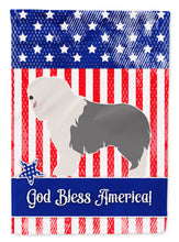 Load image into Gallery viewer, Old English Sheepdog American Garden Flag - Outdoor Decorative Yard Flag BB8385GF