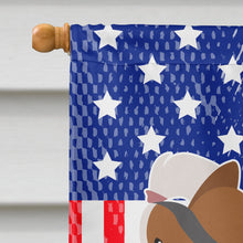 Load image into Gallery viewer, Biewer Terrier American Flag Canvas House Size BB8389CHF