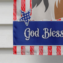 Load image into Gallery viewer, Biewer Terrier American Flag Canvas House Size BB8389CHF