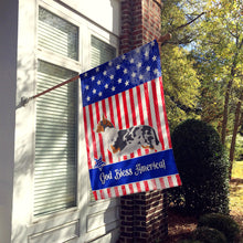 Load image into Gallery viewer, Welsh Corgi Cardigan American Flag Canvas House Size BB8394CHF