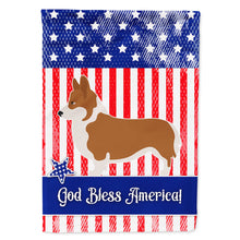 Load image into Gallery viewer, Pembroke Welsh Corgi American Flag Canvas House Size BB8401CHF