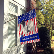 Load image into Gallery viewer, Papillon American Flag Canvas House Size BB8403CHF
