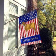 Load image into Gallery viewer, Belgium Mastiff American Flag Canvas House Size BB8408CHF