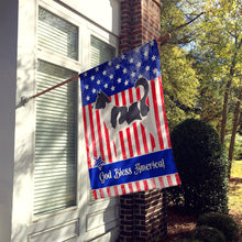 Load image into Gallery viewer, Canaan Dog American Flag Canvas House Size BB8410CHF