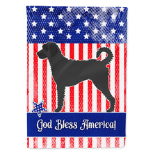 Load image into Gallery viewer, Labradoodle American Flag Canvas House Size BB8418CHF