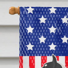 Load image into Gallery viewer, Greenland Dog American Flag Canvas House Size BB8419CHF