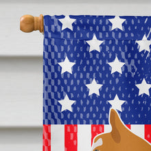 Load image into Gallery viewer, Icelandic Sheepdog American Flag Canvas House Size BB8421CHF