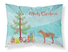 Load image into Gallery viewer, Rhodesian Ridgeback Christmas Fabric Standard Pillowcase – Artistic Decorative Front, White Back BB8439PILLOWCASE