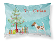 Load image into Gallery viewer, Smooth Fox Terrier Christmas Fabric Standard Pillowcase – Artistic Decorative Front, White Back BB8441PILLOWCASE