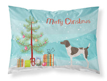 Load image into Gallery viewer, German Shorthaired Pointer Christmas Fabric Standard Pillowcase – Artistic Decorative Front, White Back BB8445PILLOWCASE