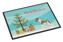 Load image into Gallery viewer, Wire Fox Terrier Christmas Doormat - 24x36 Decorative Floor Mat – Indoor/Outdoor Rug with Artistic Flair BB8446JMAT
