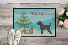 Load image into Gallery viewer, Black Russian Terrier Christmas Doormat - 24x36 Decorative Floor Mat – Indoor/Outdoor Rug with Artistic Flair BB8455JMAT
