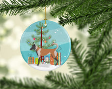 Load image into Gallery viewer, Malinois Christmas Ornament - Round Ceramic Ornament – Artist-Designed Keepsake Decoration BB8461CO1