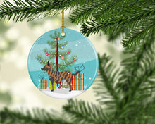 Load image into Gallery viewer, Dutch Shepherd Christmas Ornament - Round Ceramic Ornament – Artist-Designed Keepsake Decoration BB8462CO1