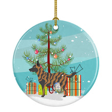 Load image into Gallery viewer, Dutch Shepherd Christmas Ornament - Round Ceramic Ornament – Artist-Designed Keepsake Decoration BB8462CO1