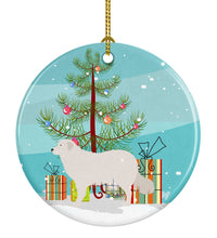 Load image into Gallery viewer, Kuvasz Christmas Ornament - Round Ceramic Ornament – Artist-Designed Keepsake Decoration BB8467CO1