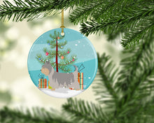 Load image into Gallery viewer, Australian Silky Terrier Christmas Ornament - Round Ceramic Ornament – Artist-Designed Keepsake Decoration BB8469CO1