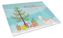 Load image into Gallery viewer, Dandie Dinmont Terrier Christmas Glass Cutting Boards – Durable, Decorative Kitchen Art Large BB8474LCB
