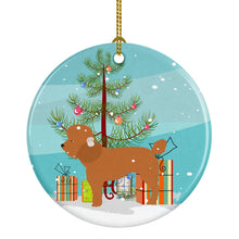 Load image into Gallery viewer, Toy Poodle Christmas Ornament - Round Ceramic Ornament – Artist-Designed Keepsake Decoration BB8478CO1