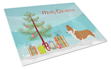 Load image into Gallery viewer, Pembroke Welsh Corgi Christmas Glass Cutting Boards – Durable, Decorative Kitchen Art Large BB8482LCB