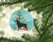 Load image into Gallery viewer, Miniature Pinscher Christmas Ornament - Round Ceramic Ornament – Artist-Designed Keepsake Decoration BB8485CO1