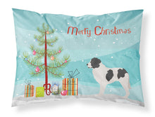 Load image into Gallery viewer, Landseer Christmas Fabric Standard Pillowcase – Artistic Decorative Front, White Back BB8493PILLOWCASE