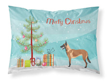 Load image into Gallery viewer, Malinois Belgian Shepherd  Christmas Fabric Standard Pillowcase – Artistic Decorative Front, White Back BB8494PILLOWCASE