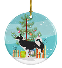 Load image into Gallery viewer, Greenland Dog Christmas Ornament - Round Ceramic Ornament – Artist-Designed Keepsake Decoration BB8500CO1